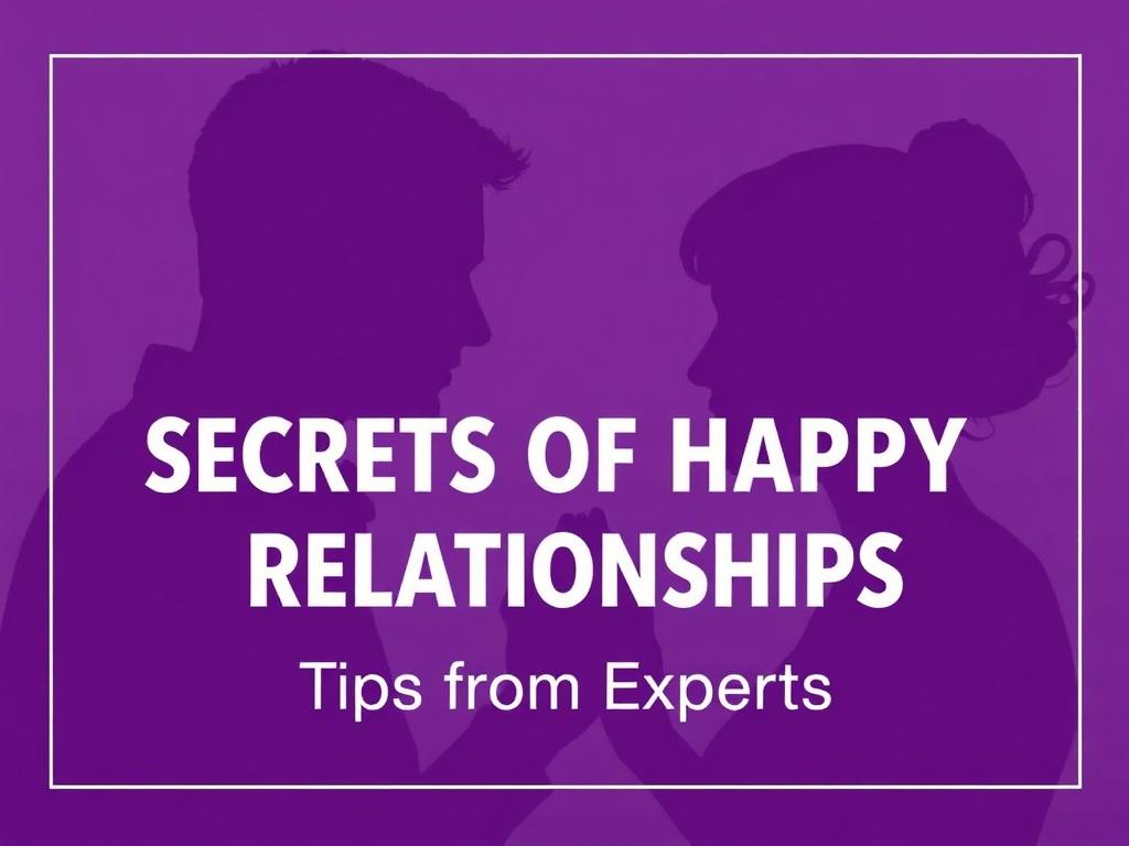Секреты счастливых отношений: Советы от экспертов.