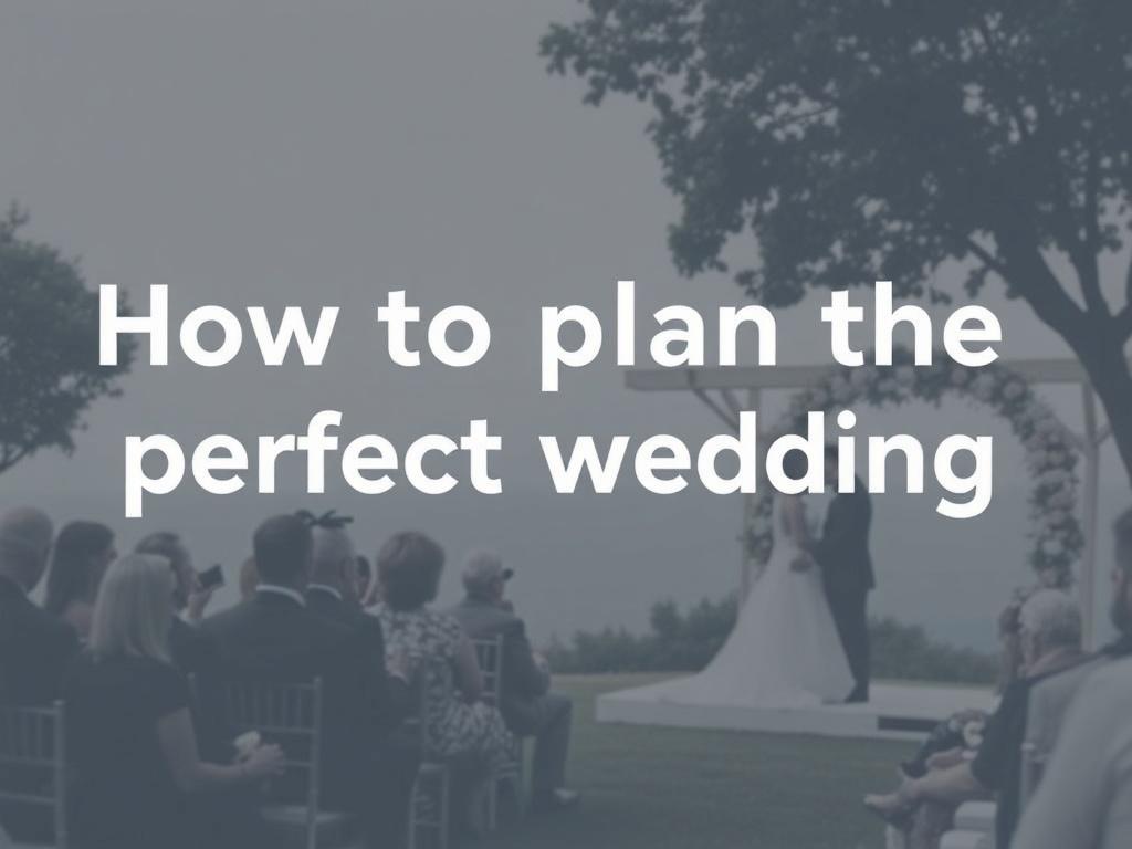 Как спланировать идеальную свадьбу