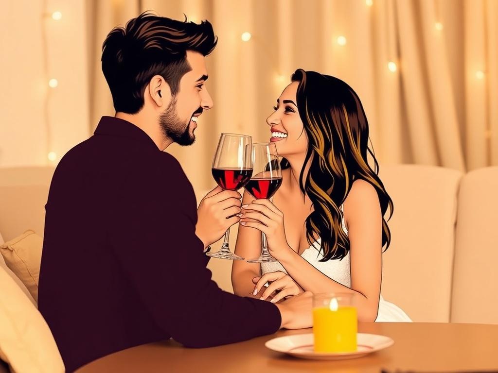 Как организовать незабываемое свидание дома.