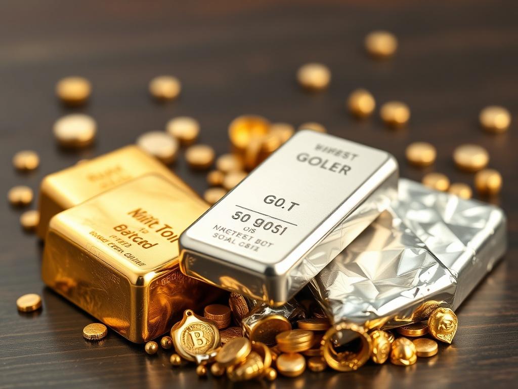 Инвестиции в драгоценные металлы: Золото, серебро, платина.