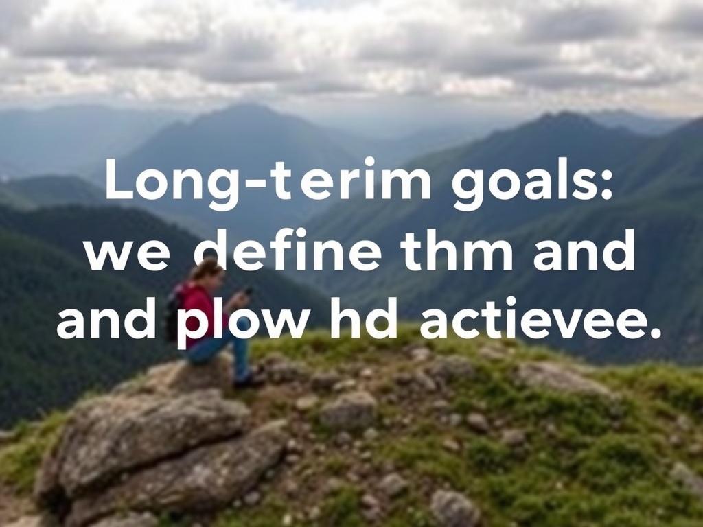 Долгосрочные цели: Определяем и планируем их достижение.