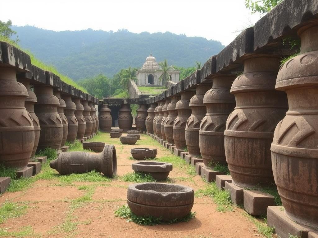 Долина кувшинов в Лаосе: Кто оставил гигантские сосуды?