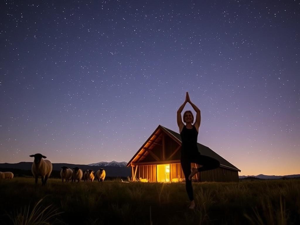 Эко-ферма в Новой Зеландии: Йога, овцы и звёздное небо